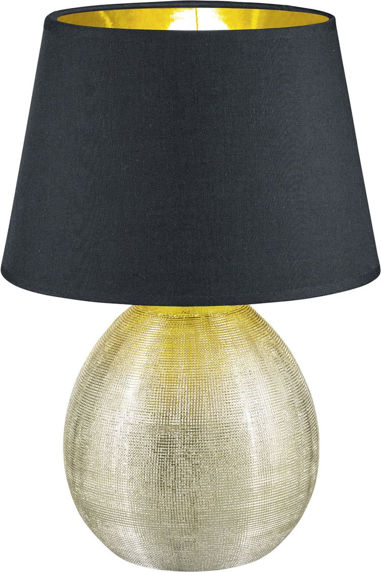 Rl lebe dein Licht Reality Luxor - Tischlampe - Gold - exkl. 1x E27 4,9 W - Schnurschalter
