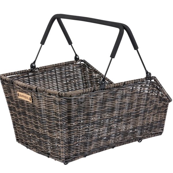 Basilikalkorb Cento Mik Rattan Dunkelbraun