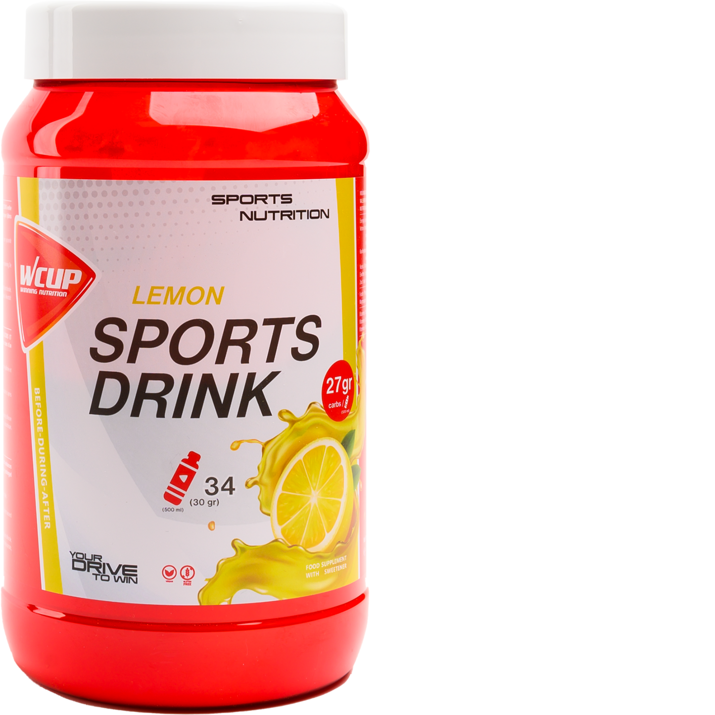 WCUP - Sportgetränk Zitronen 1020 Gramm