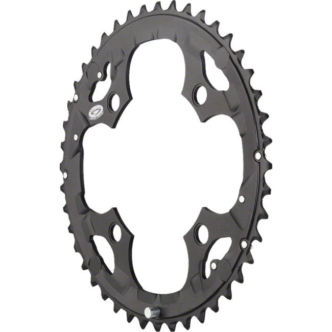 Shimano Kettenblatt Deore 9V 4-Arm Y1GX98050 schwarz 44T