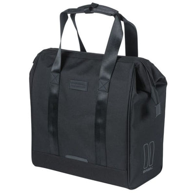 Basil Tasche Grand Fahrradshopper schwarz | Mikrofonhaken | 23l