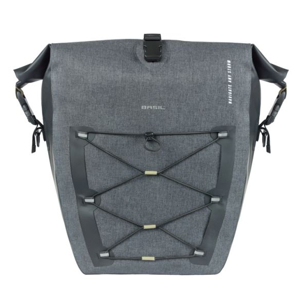 Basil Einzeltasche Navigator Storm L Mik 25-31l 15 x 27 x 41 cm - Schwarz