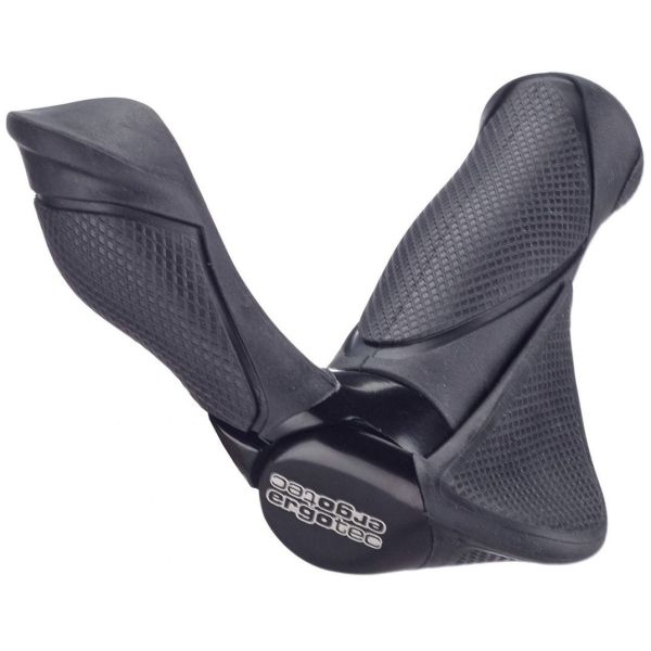 RST -Griffpaar MF2 kleiner Kraton Aluminium 130+130 mm schwarz