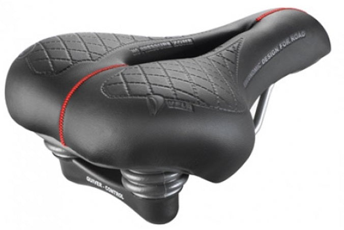 Selle Montegrappa Sattel Vela Elastomerfeder schwarz auf der Karte