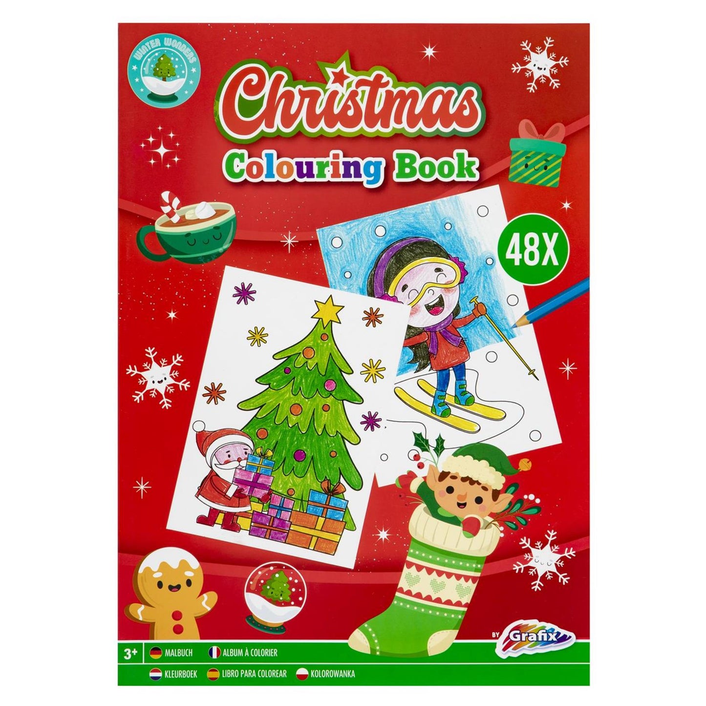 Colorbook Weihnachten A4, 48 Blätter