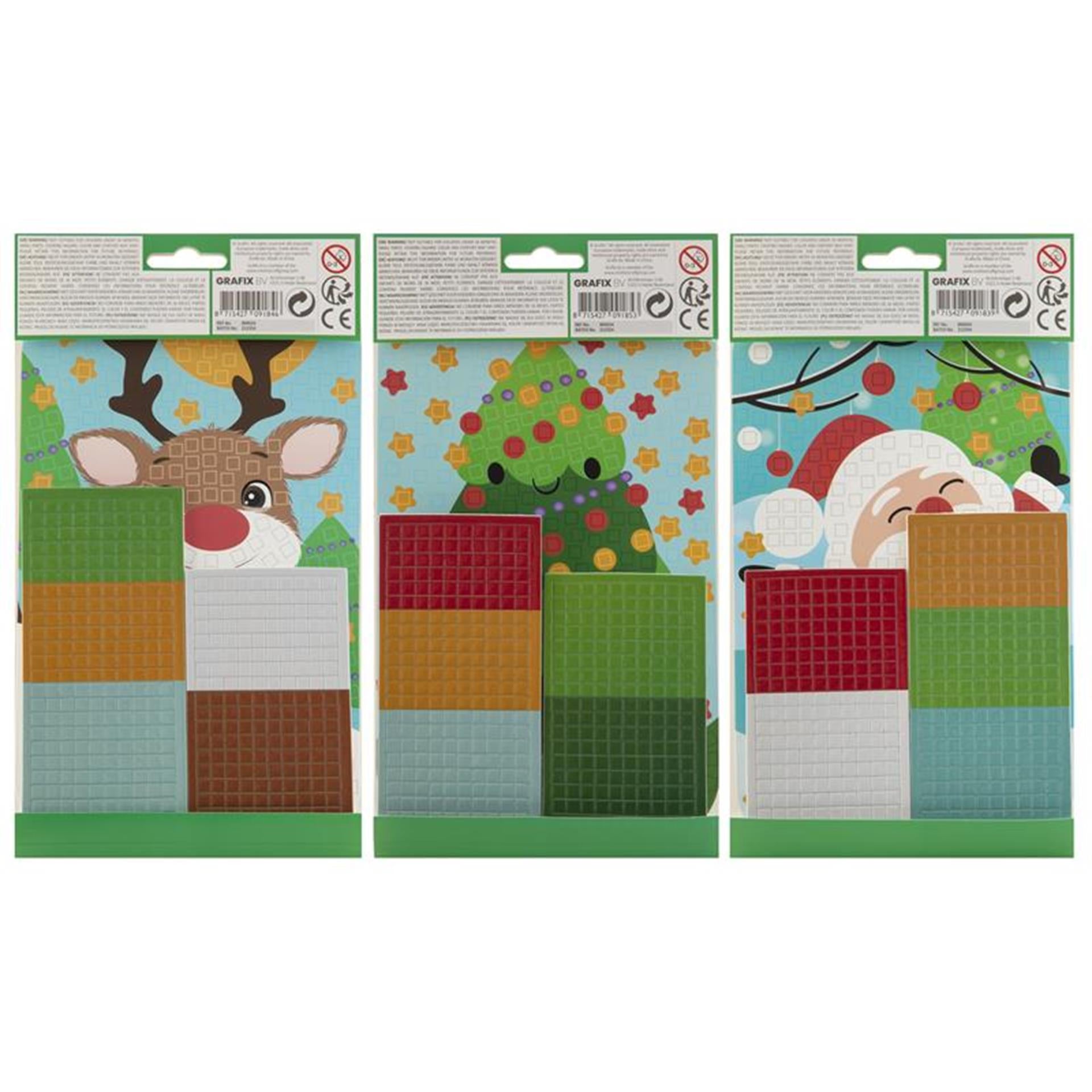 Grafix Weihnachtsmosaikkunst im A5-Format