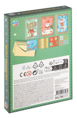 Die kreative Bastelgruppe bastelt eigene Weihnachtskarten – mit 3 Umschlägen und 3 Stickerbögen - afbeelding 2