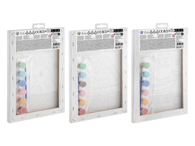 Kreative Bastelgruppe Malen nach Zahlen Leinwand Weihnachten – 29,7 x 19,5 cm