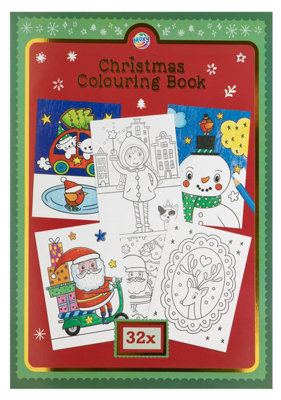 Kreatives Bastelgruppen-Malbuch Weihnachten A4 – 32 Blatt