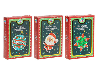 Kreative Bastelgruppe, Diamantmalerei, Weihnachtsschmuck