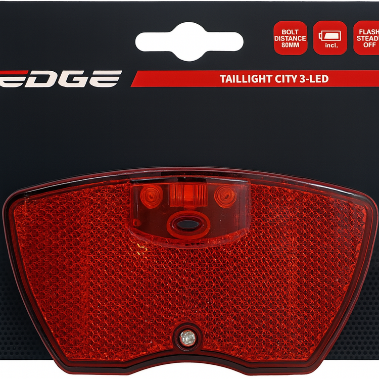Edge Carrier Light City 3 LEDs -80 minclusive Batterien (auf der Karte)