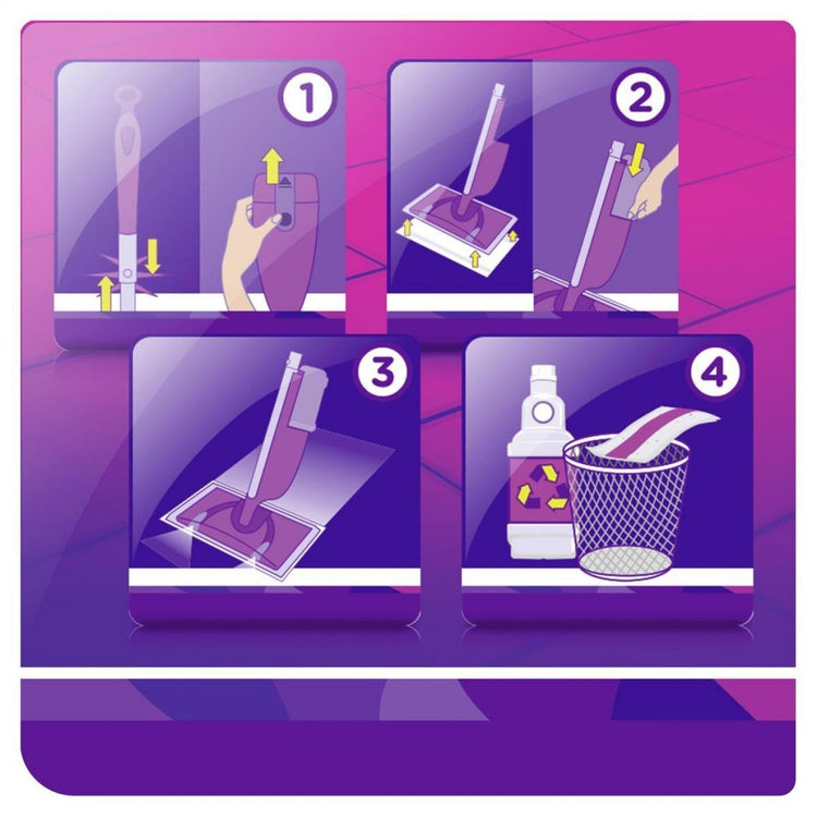 Swiffer Swiffer Wetjet Stof-Wis-System lila