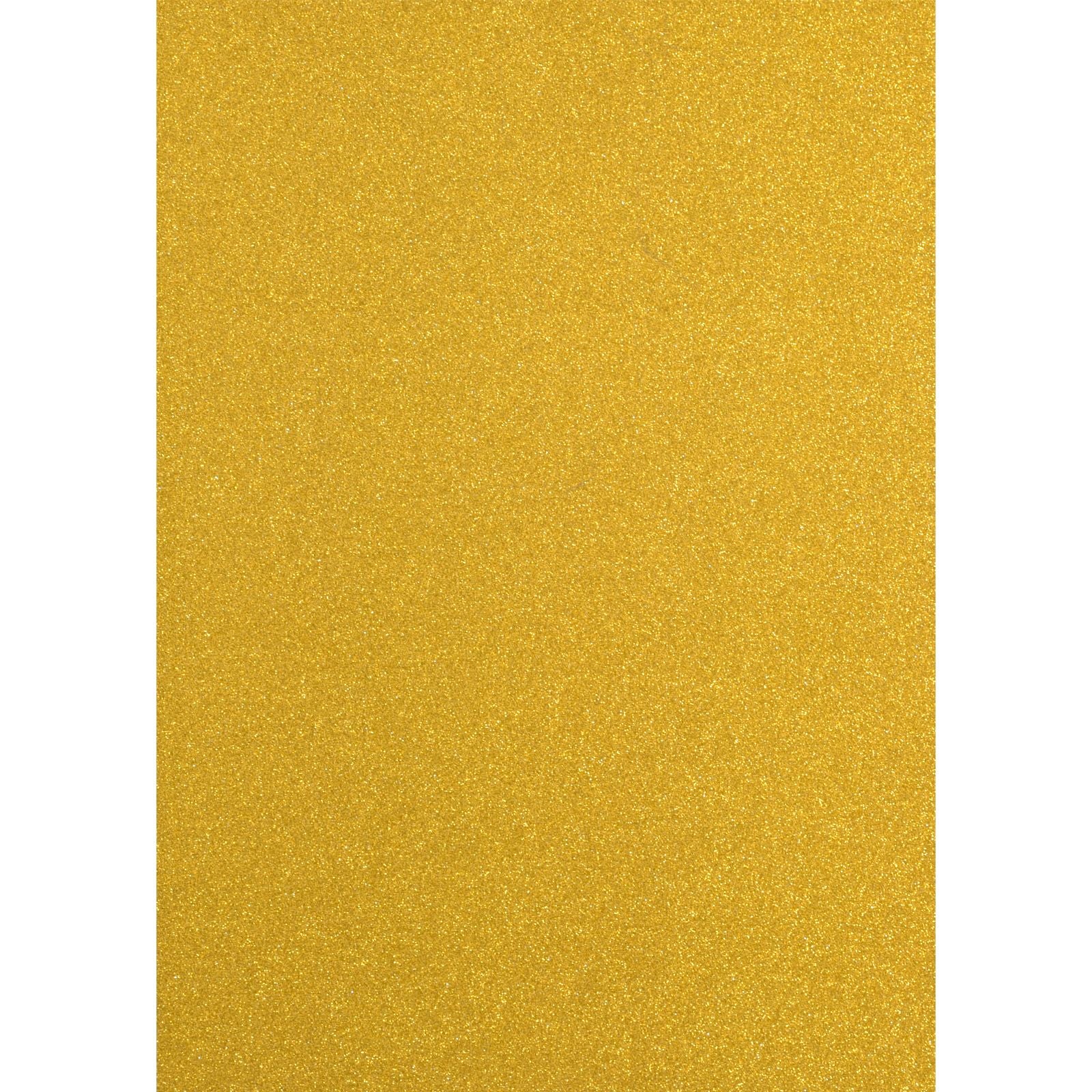 Florence • Glitzerpapier A4 5x 250g goldgelb