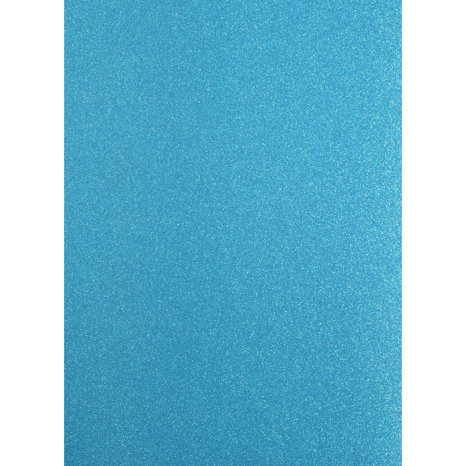 Florence • Glitzerpapier 250g A4 Türkis 5x