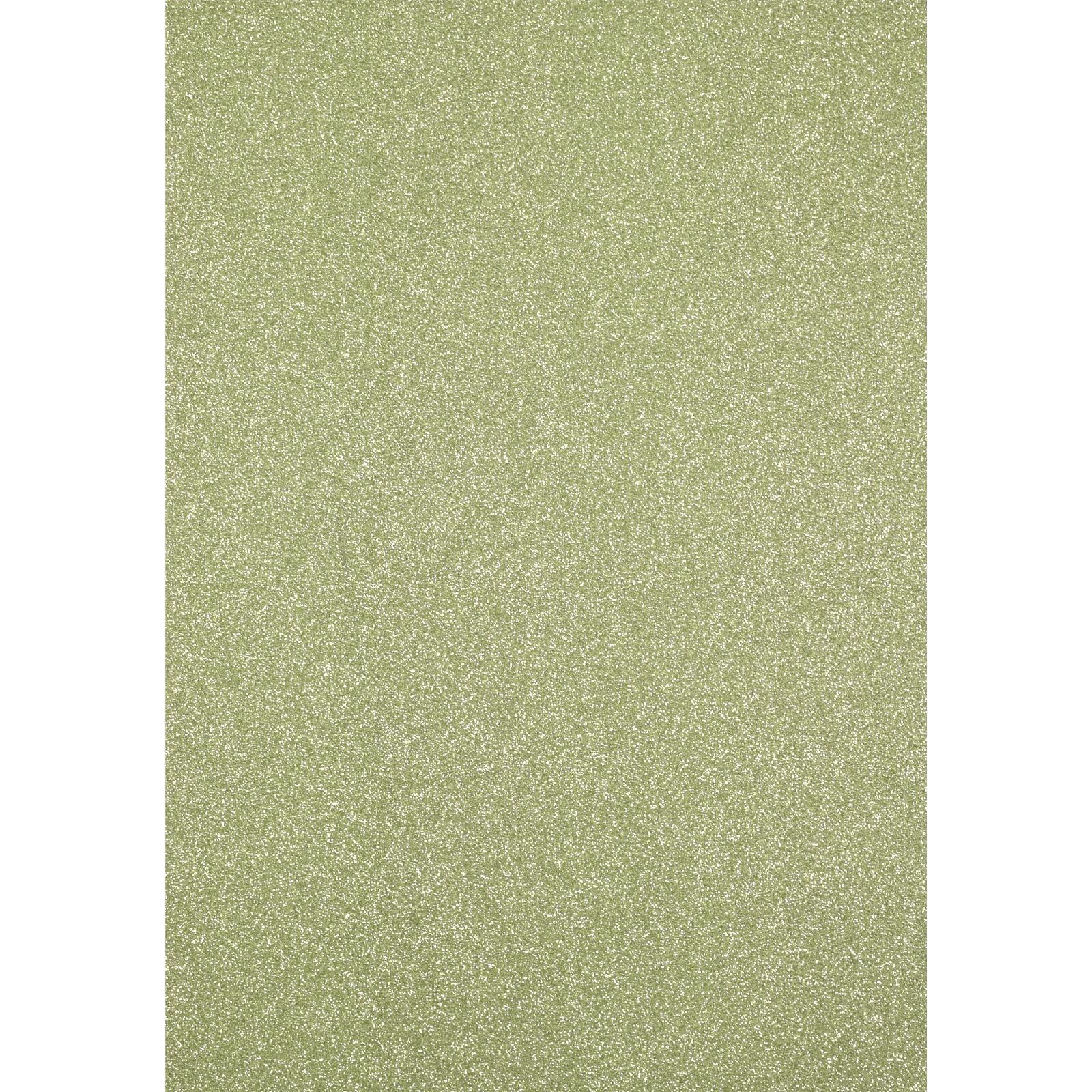 Florence • Glitzerpapier 250g A4 hellgrün 5x