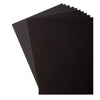 Florence • Set aus Glitzerpapier und Karton, 216 g, A4, 10 x Schwarz, Schwarz