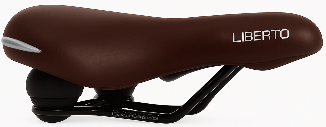 Edge Fahrrad Sattel Liberto Mat Bruin (auf der Karte)