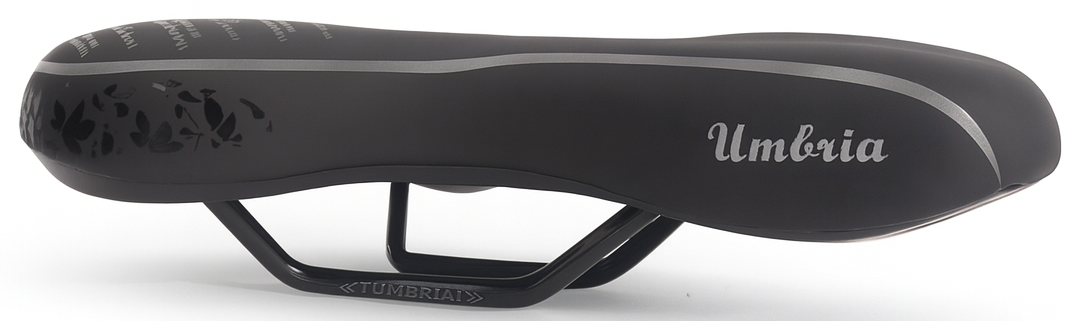 Fahrradsattel Edge Umbria Gel - schwarz