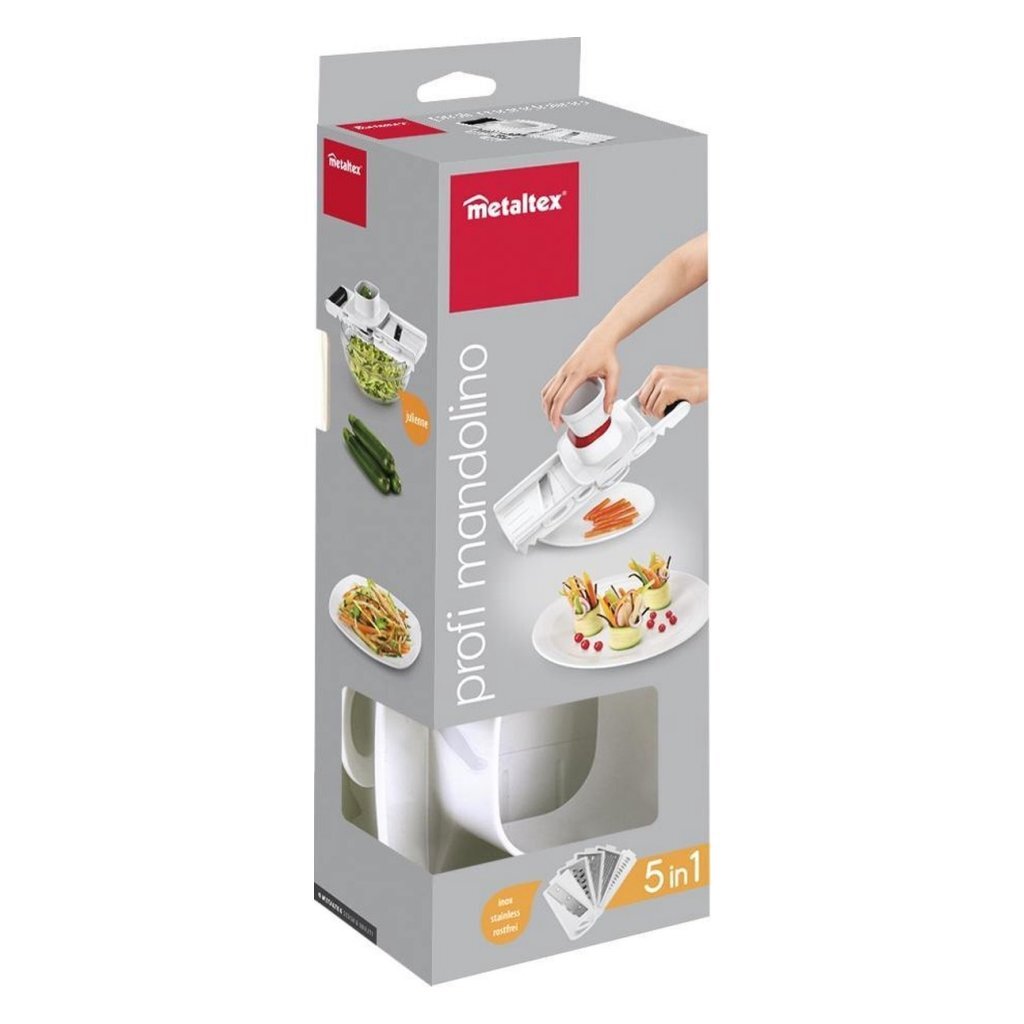 Metaltex Metaltex Profi Mandolino 5in1 Raspe White