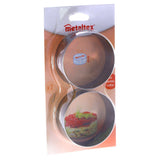 Metaltex Metaltex Backringe 8,5 x 3,2 cm 2 Stück Edelstahl - afbeelding 1