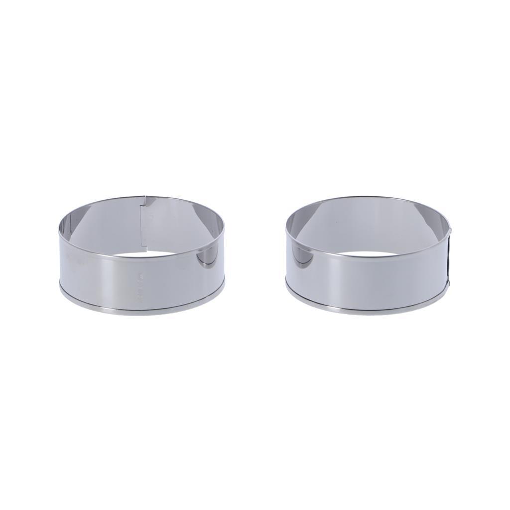 Metaltex Metaltex Backringe 8,5 x 3,2 cm 2 Stück Edelstahl