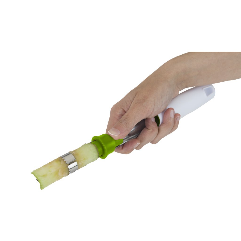 Metaltex Metaltex Mrs Apple Drill Weißgrün aus Edelstahl