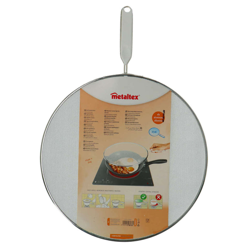 Metaltex Metaltex Anti Splash Cover 33 cm Edelstahl