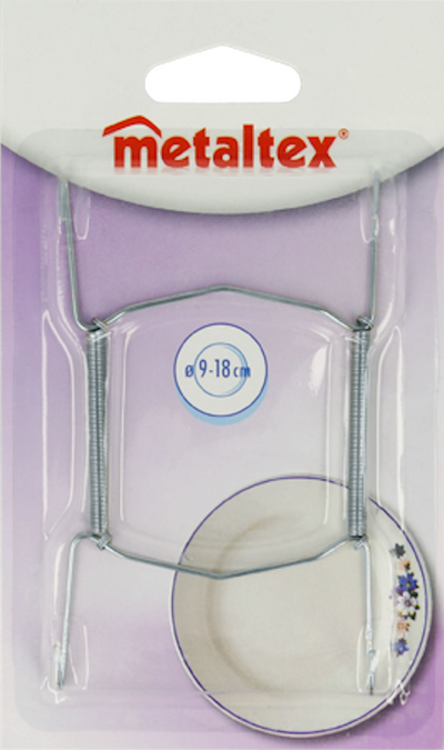 Tomado-Metaltex Tomado-Metaltex-Zeichenhalter 9-18 cm Silber