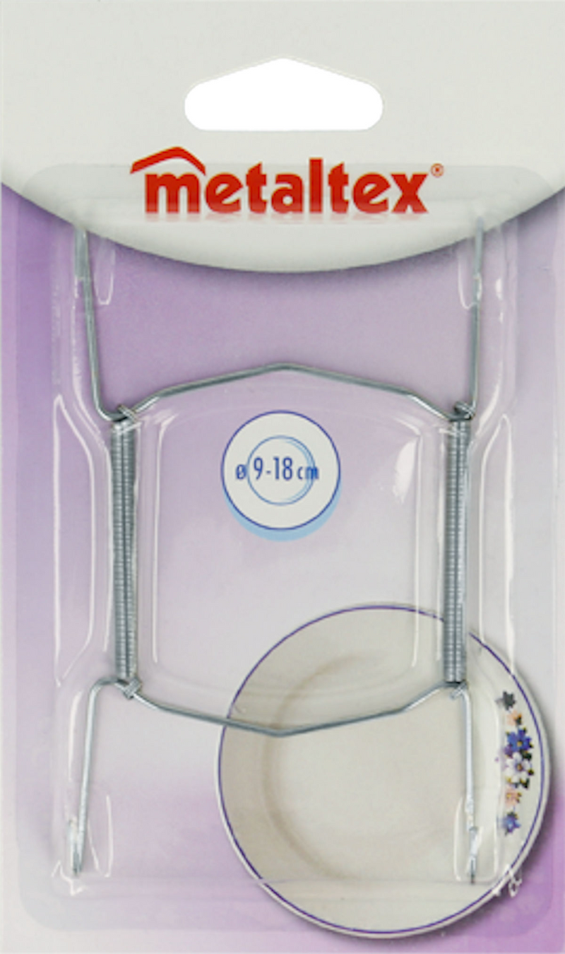 Tomado-Metaltex Tomado-Metaltex-Zeichenhalter 9-18 cm Silber