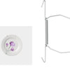 Tomado-Metaltex Tomado-Metaltex-Zeichenhalter 9-18 cm Silber