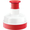Metaltex Metaltex Küchenhelfer Hamburgerpers 11 cm Rot Weiß