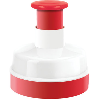 Metaltex Metaltex Küchenhelfer Hamburgerpers 11 cm Rot Weiß