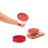 Metaltex Metaltex Küchenhelfer Hamburgerpers 11 cm Rot Weiß