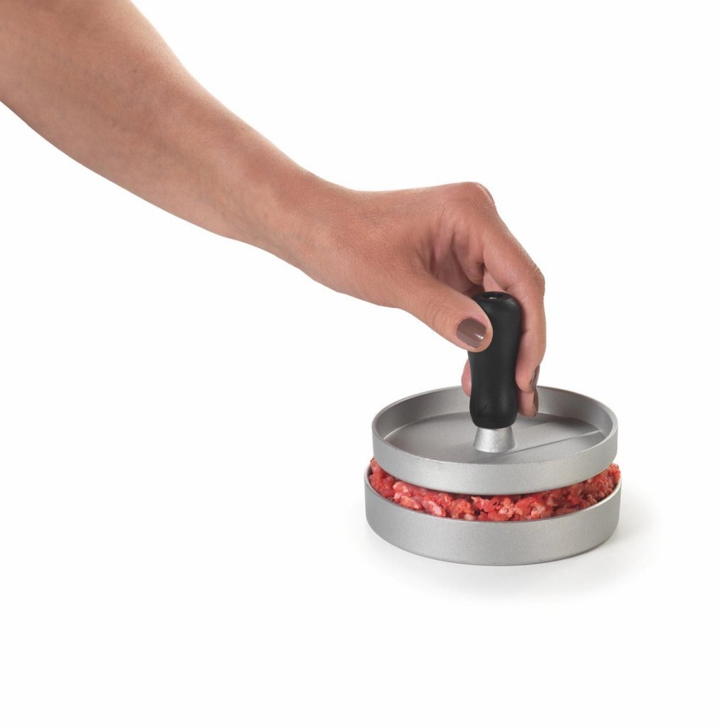 Metaltex Metaltex Küchenhelfer Hamburgerpers 11,5 cm Stahl Schwarz