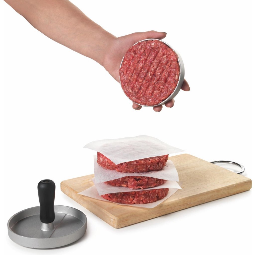 Metaltex Metaltex Küchenhelfer Hamburgerpers 11,5 cm Stahl Schwarz