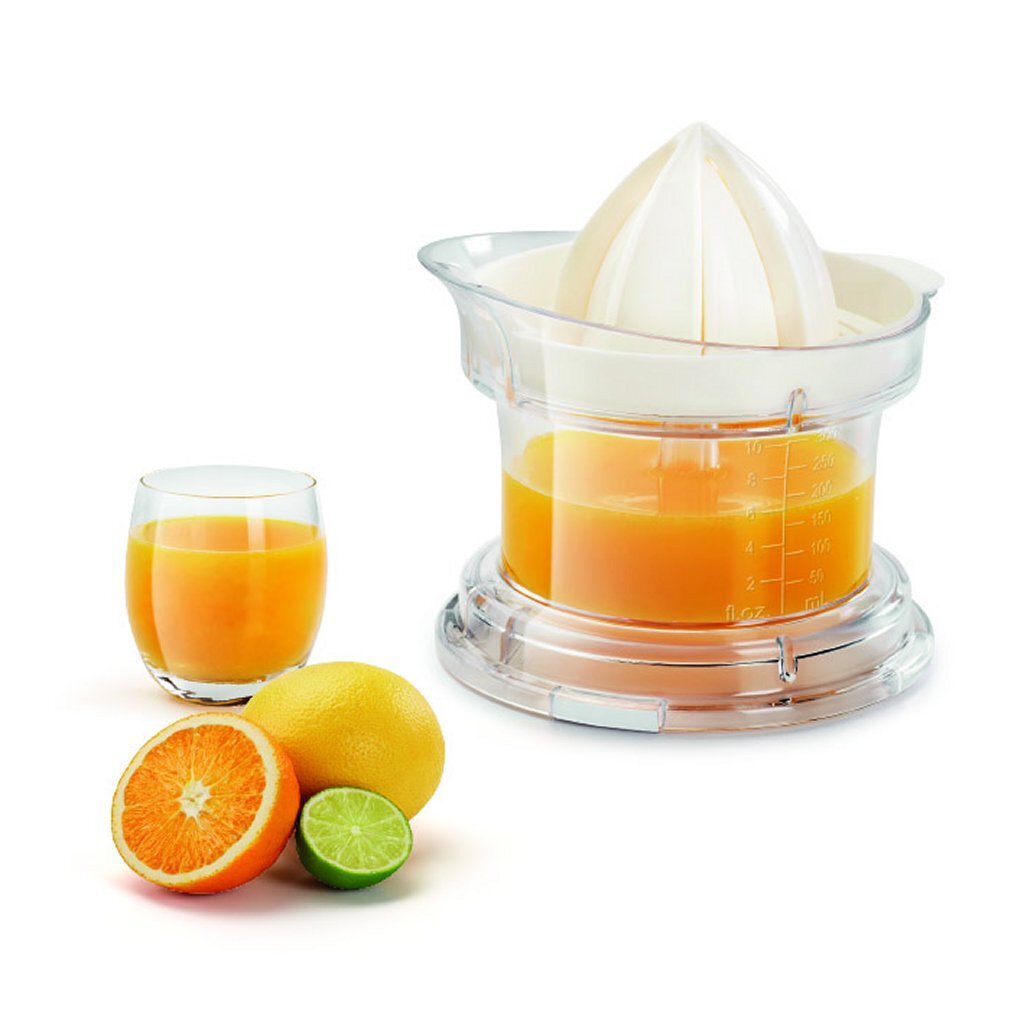 Metaltex Metaltex Citrus Press weiß transparent