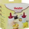 Metaltex Metaltex Dekoration Set Dolceforno 9 x 7 cm transparent