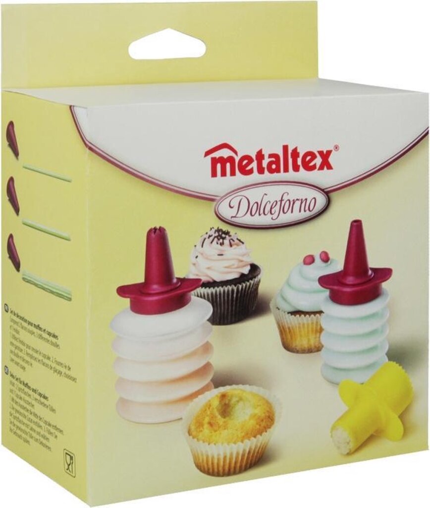 Metaltex Metaltex Dekoration Set Dolceforno 9 x 7 cm transparent