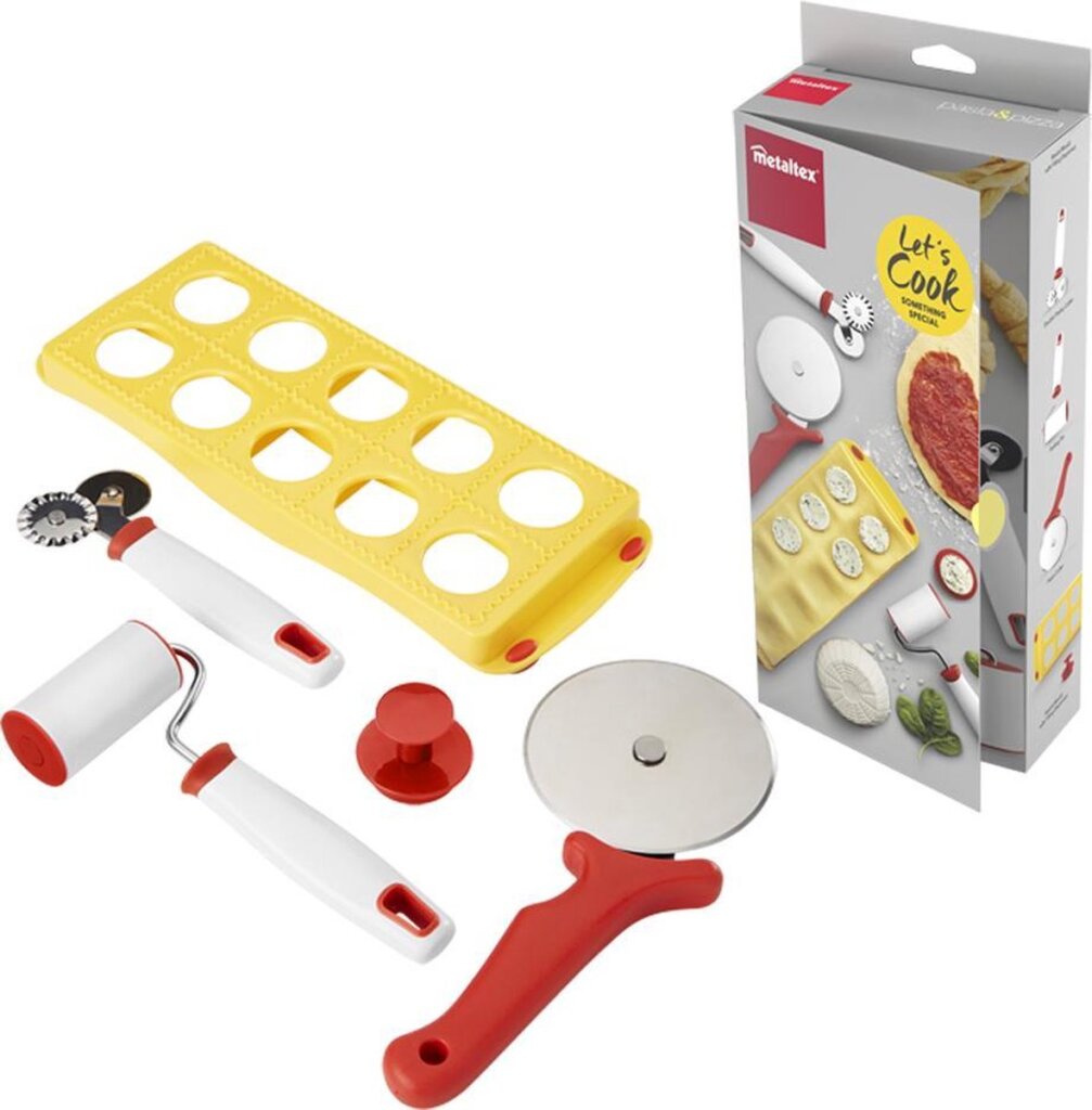 Metaltex Metaltex Deko Food Line Set für Pasta und Pizza