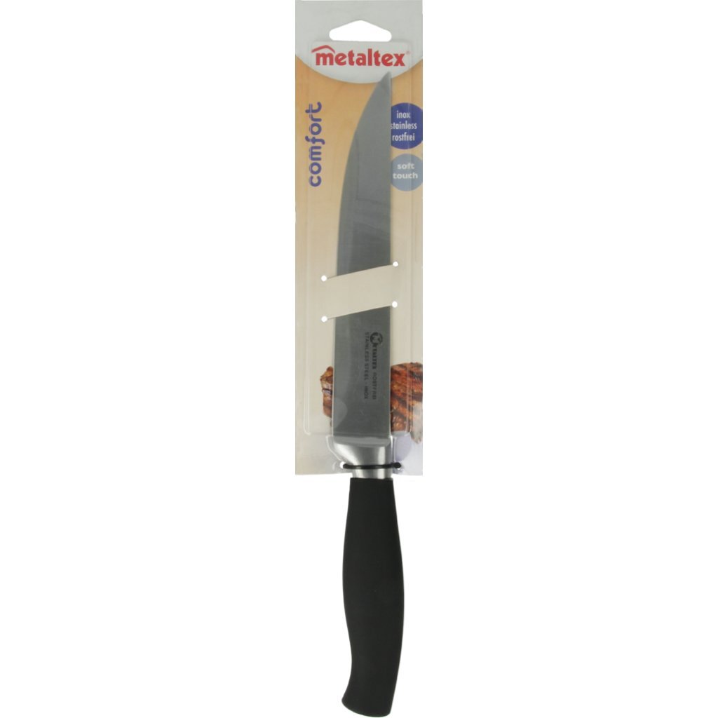 Metaltex Metaltex Komfort Fleischmesser 33 cm schwarzer Edelstahl