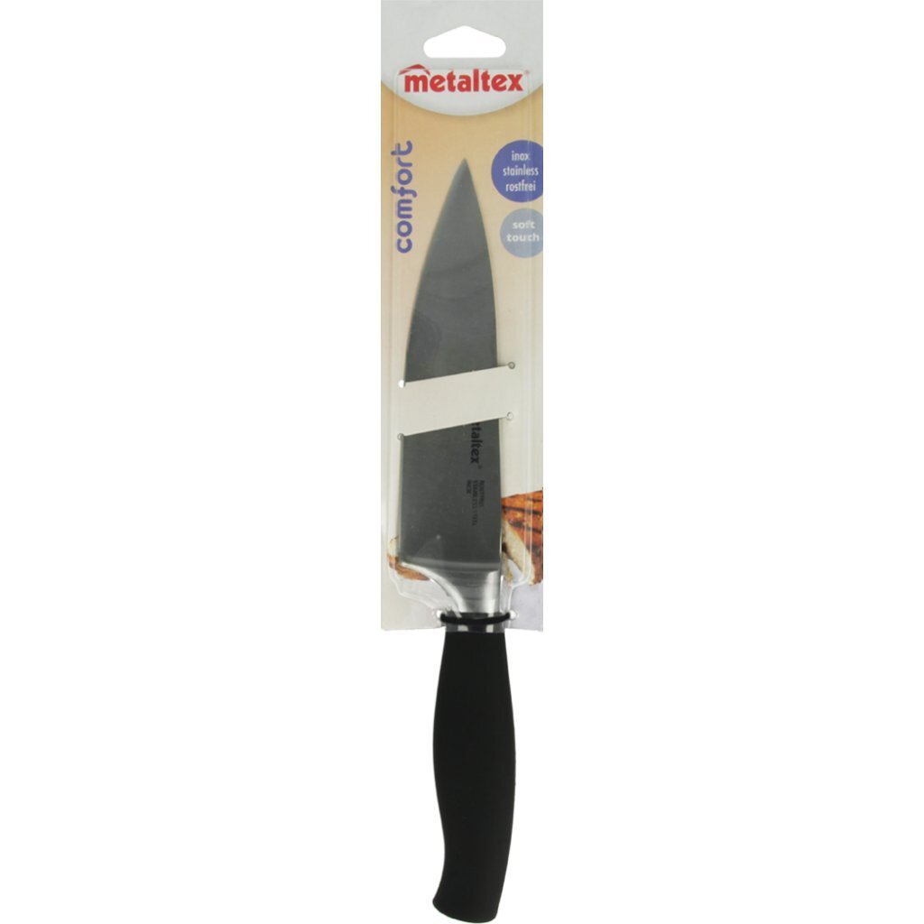 Metaltex Metaltex Komfortköche 30 cm schwarzer Edelstahl Stahl