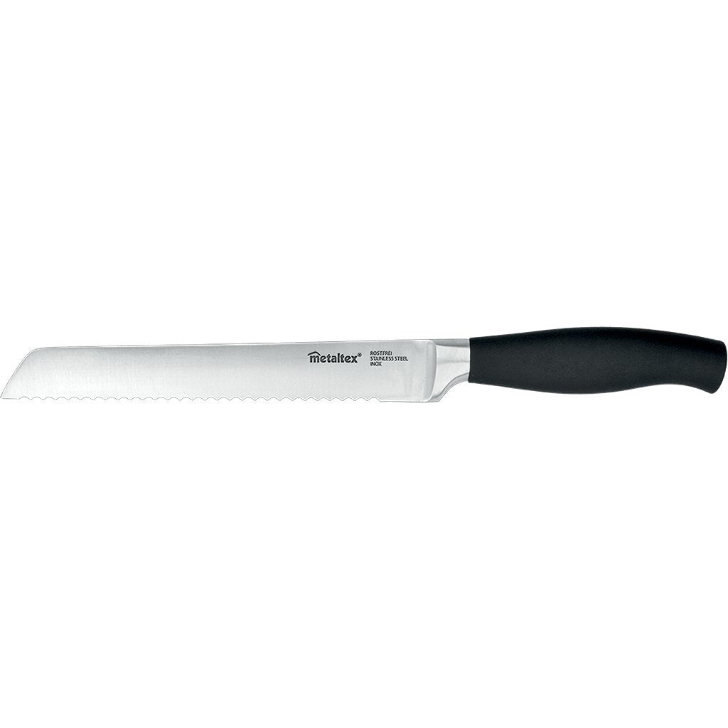 Metaltex Metaltex Komfort Brotmesser 33 cm schwarzer Edelstahl
