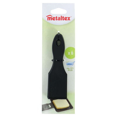 Metaltex Metaltex Gourmet Spatulas 14 cm 6 Teile schwarzer Nylon