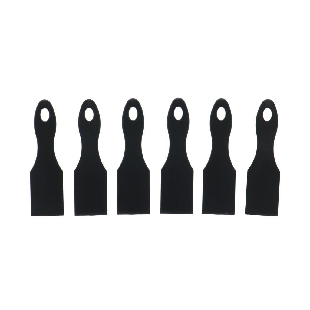 Metaltex Metaltex Gourmet Spatulas 14 cm 6 Teile schwarzer Nylon