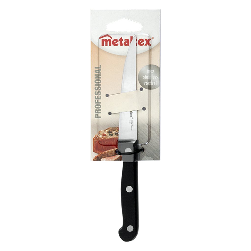 Metaltex Metaltex Professionelles Steakmesser 21 cm Edelstahl schwarz