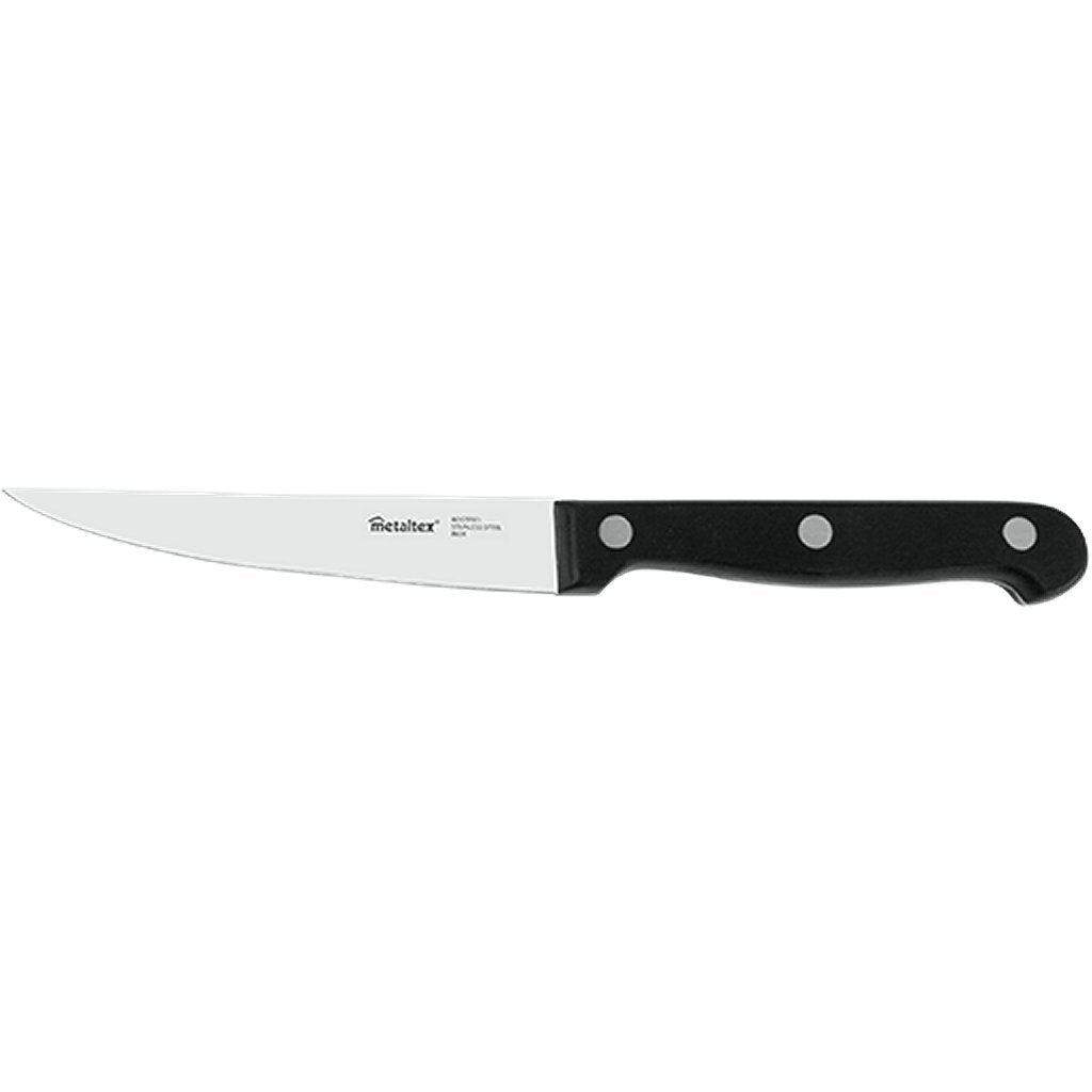Metaltex Metaltex Professionelles Steakmesser 21 cm Edelstahl schwarz