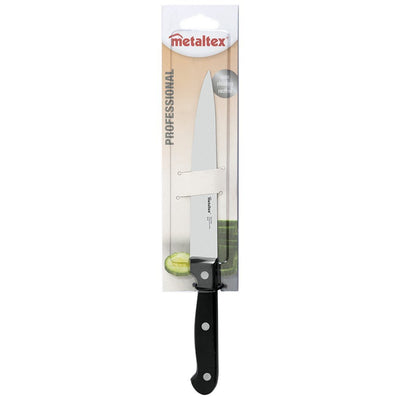 Metaltex Metaltex Professional Universal Chef's Messer 28 cm schwarzer Edelstahl