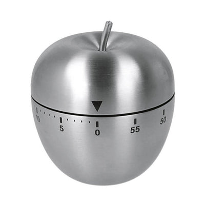 Metaltex Metaltex Edelstahl Timer Apfel 60 Minuten