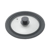 Metaltex Metaltex Pan Tanca 20-24 cm Glas Silikon Schwarz