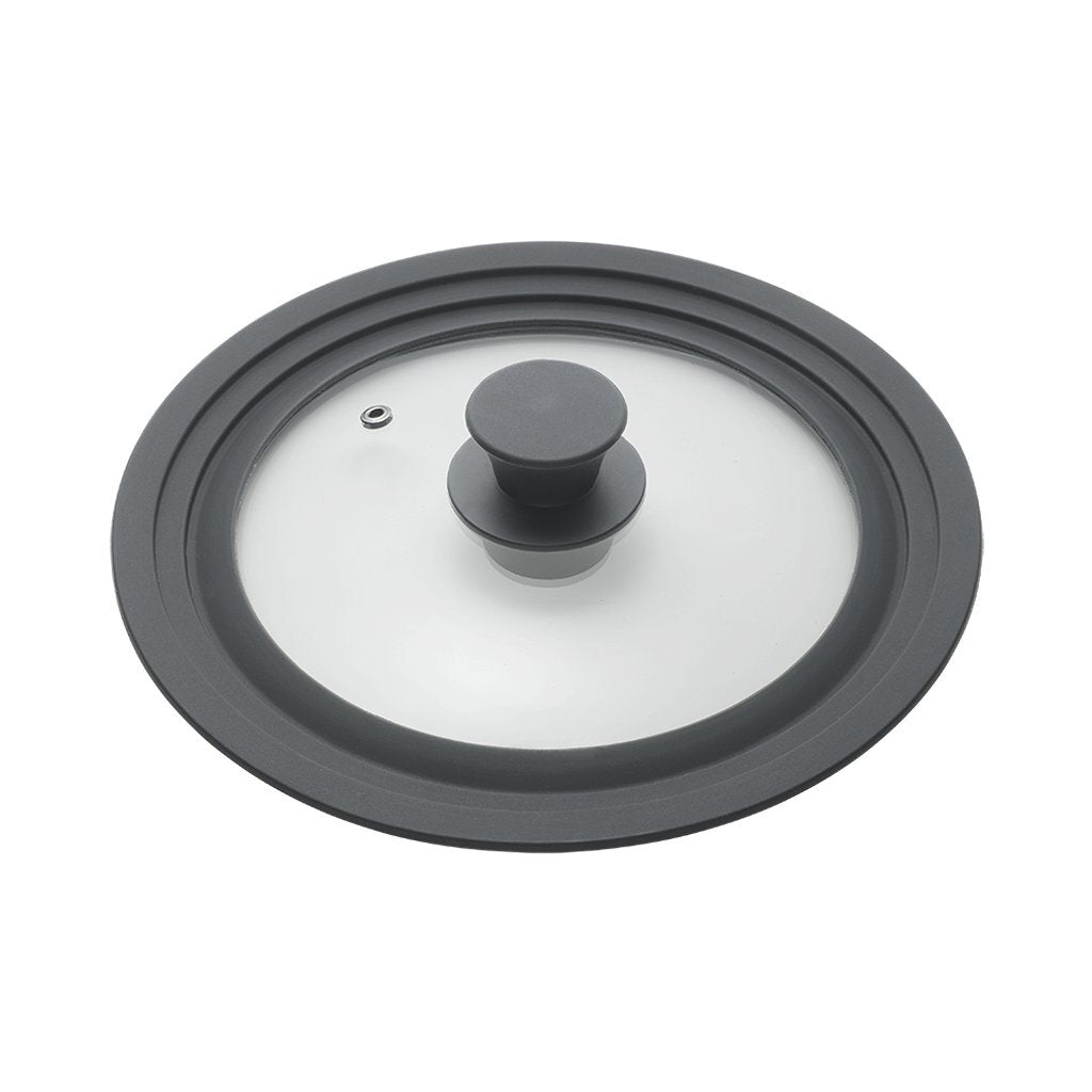 Metaltex Metaltex Pan Tanca 20-24 cm Glas Silikon Schwarz